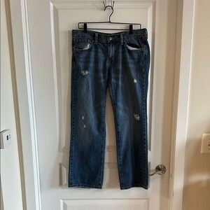 Old Navy Blue Straight Jeans Classic Fit